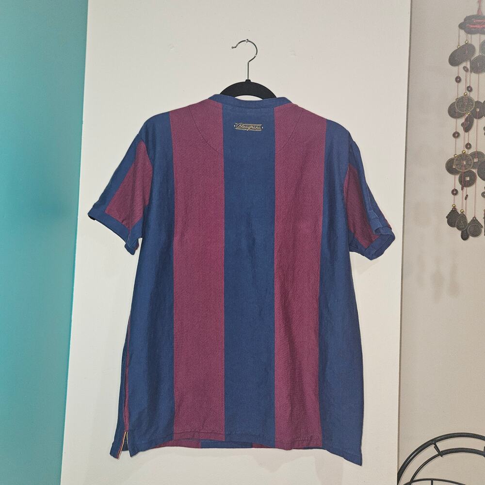 Coolligan “Blaugrana” Retro Football Shirt – Barcelona Tribute – Size L - Picture 2 of 7